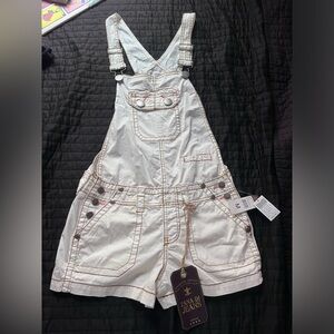 White Denim Overall shorts